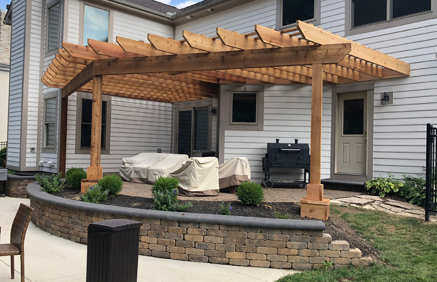 Cedar Pergola Construction